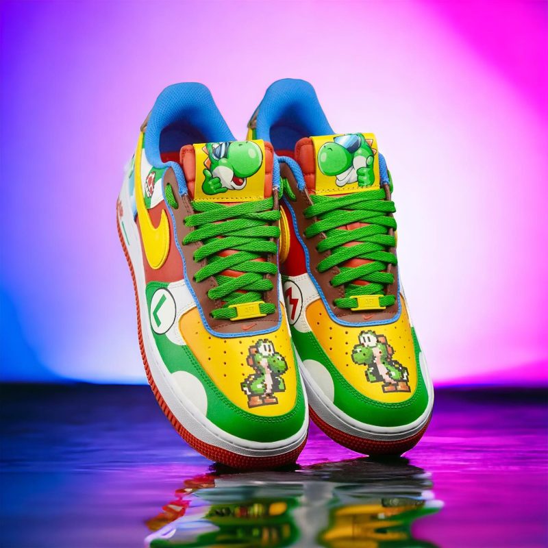 Super Mario Air Force 1 Custom - Image 2