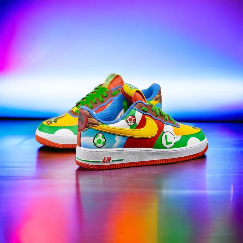 Super Mario Air Force 1 Custom - Image 4