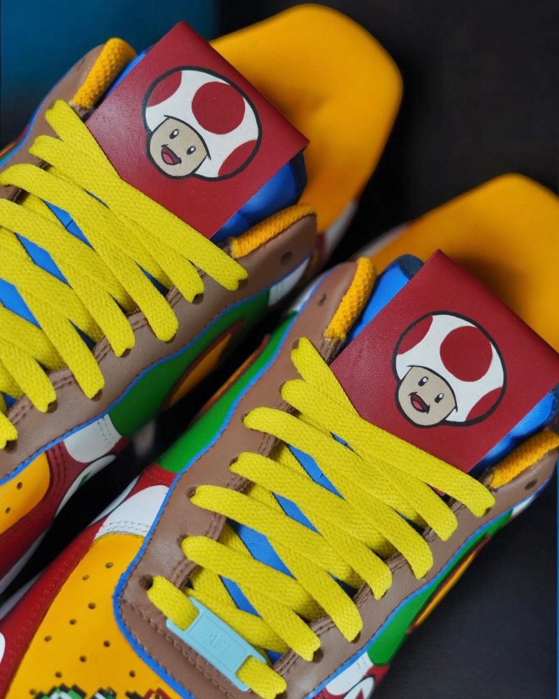 Super Mario Air Force 1 Custom - Image 4