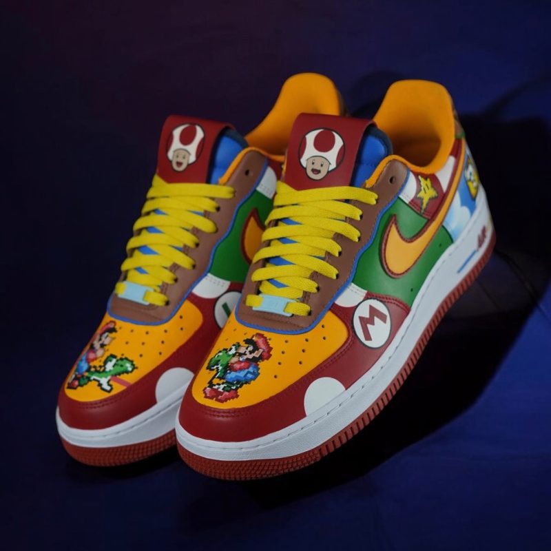 Super Mario Air Force 1 Custom