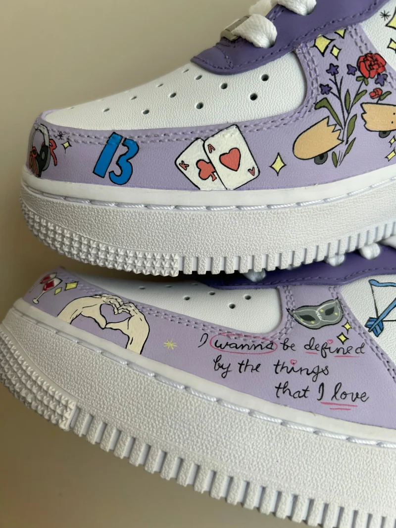 Taylor Swift Air Force 1 Custom - Image 3