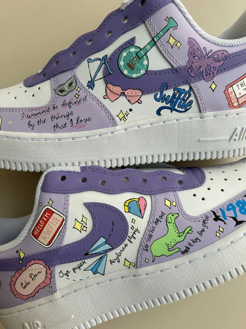 Taylor Swift Air Force 1 Custom - Image 4