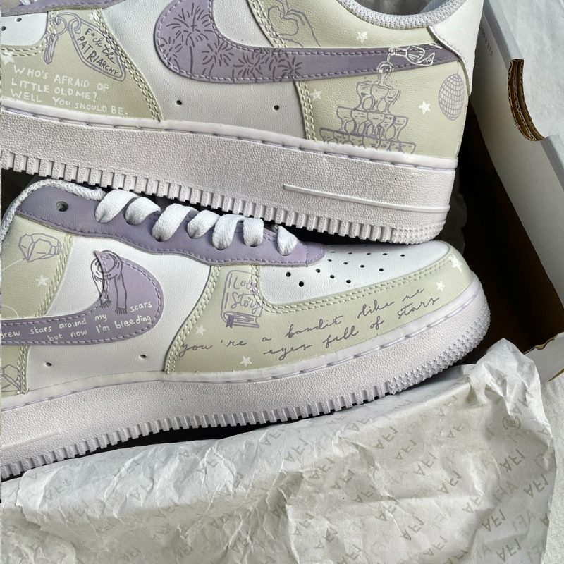 Taylor Swift Air Force 1 Custom - Image 8
