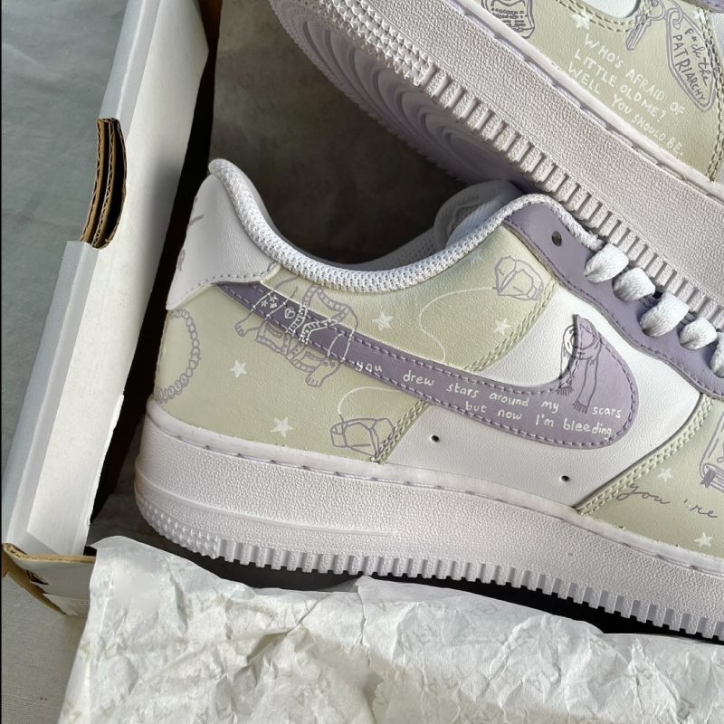 Taylor Swift Air Force 1 Custom - Image 9