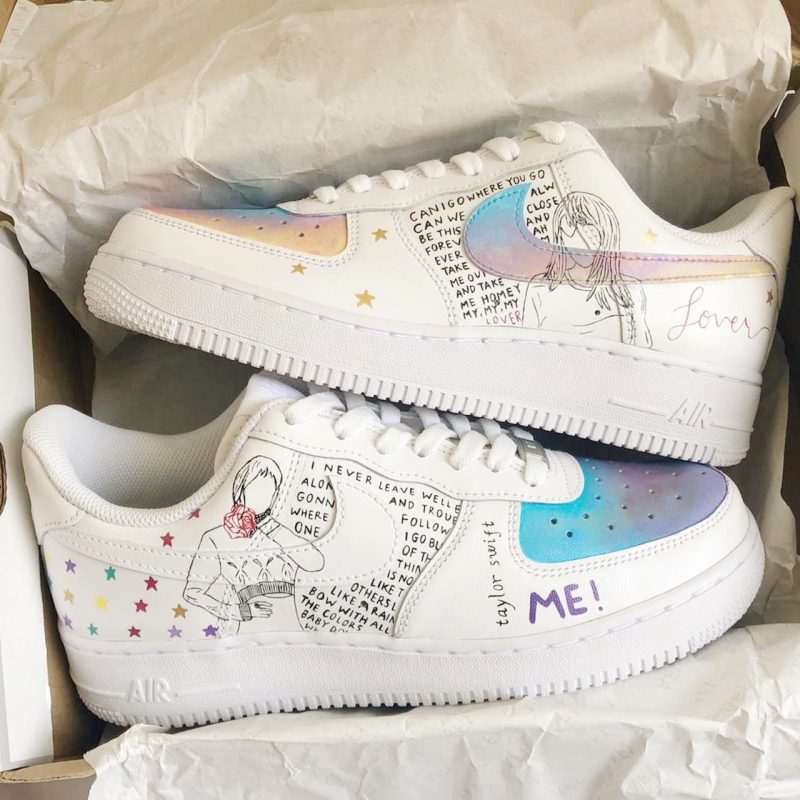 Taylor Swift Fearless Air Force 1 Custom