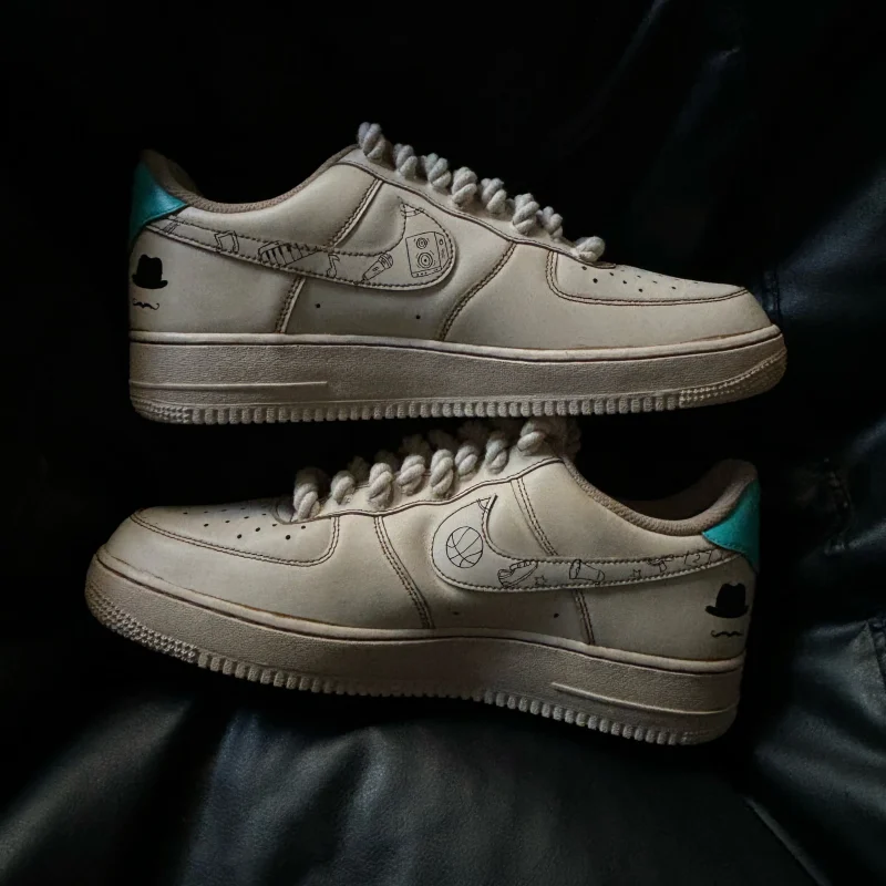 The Creation of Adam Inspired Air Force 1 Custom - Image 3