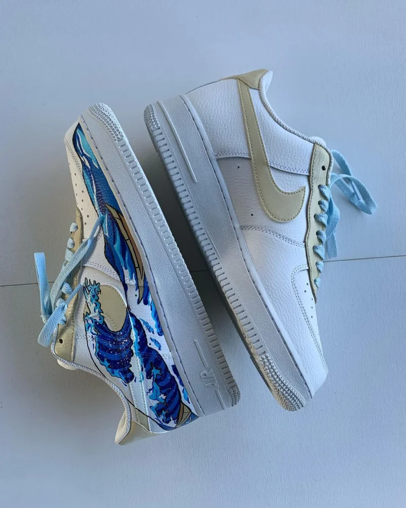 The Great Wave off Kanagawa Air Force 1 Custom - Image 2