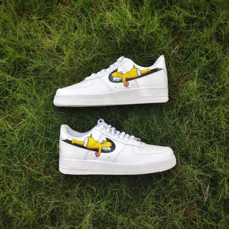 The Simpsons Air Force 1 Custom