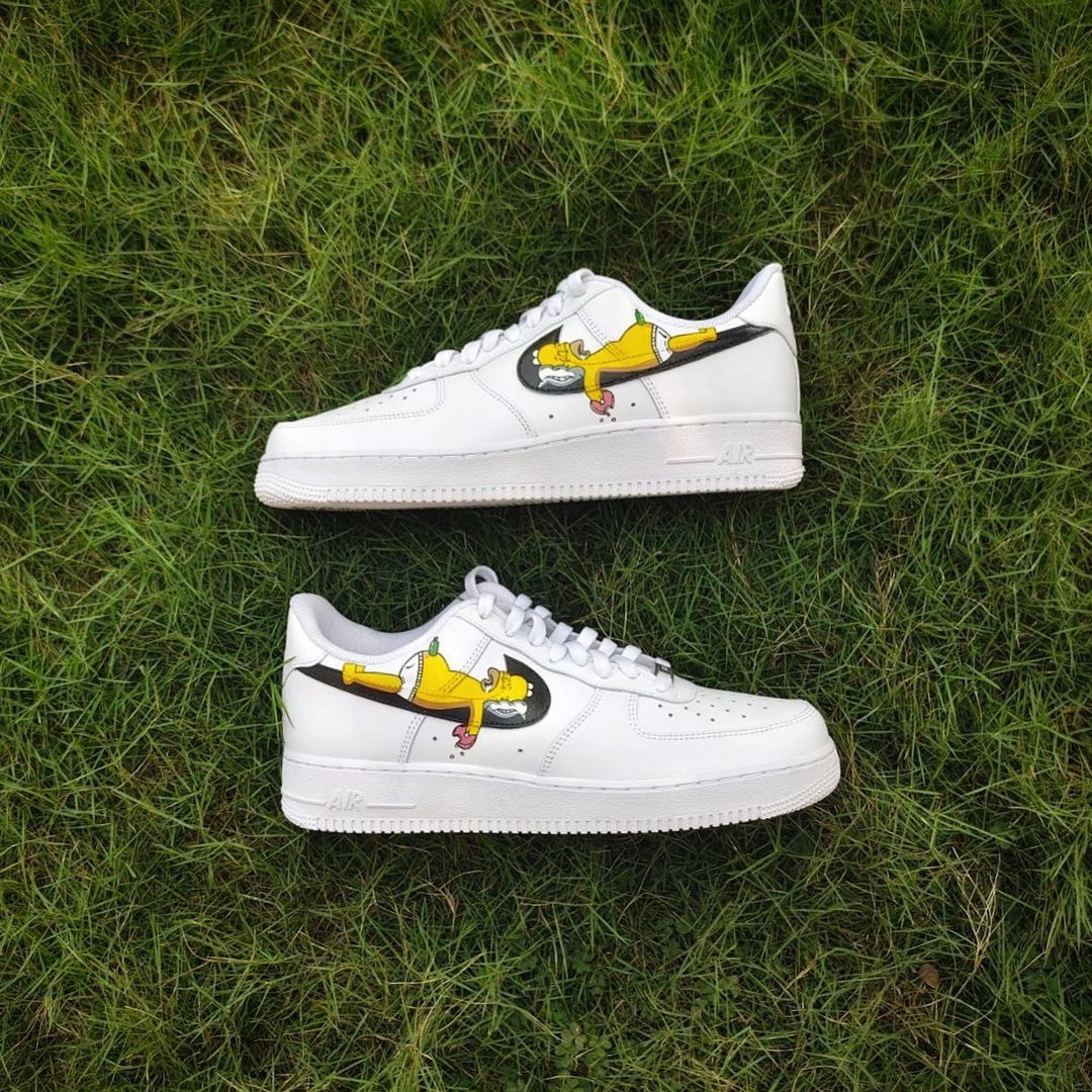 The Simpsons Air Force 1 Custom