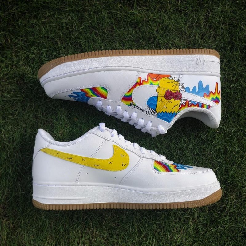 The Simpsons Drip Air Force 1 Custom - Image 5