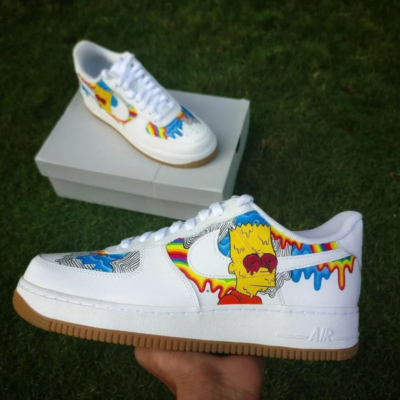 The Simpsons Drip Air Force 1 Custom
