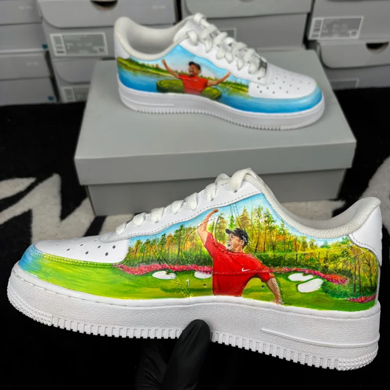 Tiger Woods x Augusta Air Force 1 Custom - Image 5