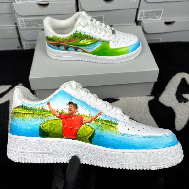 Tiger Woods x Augusta Air Force 1 Custom - Image 6