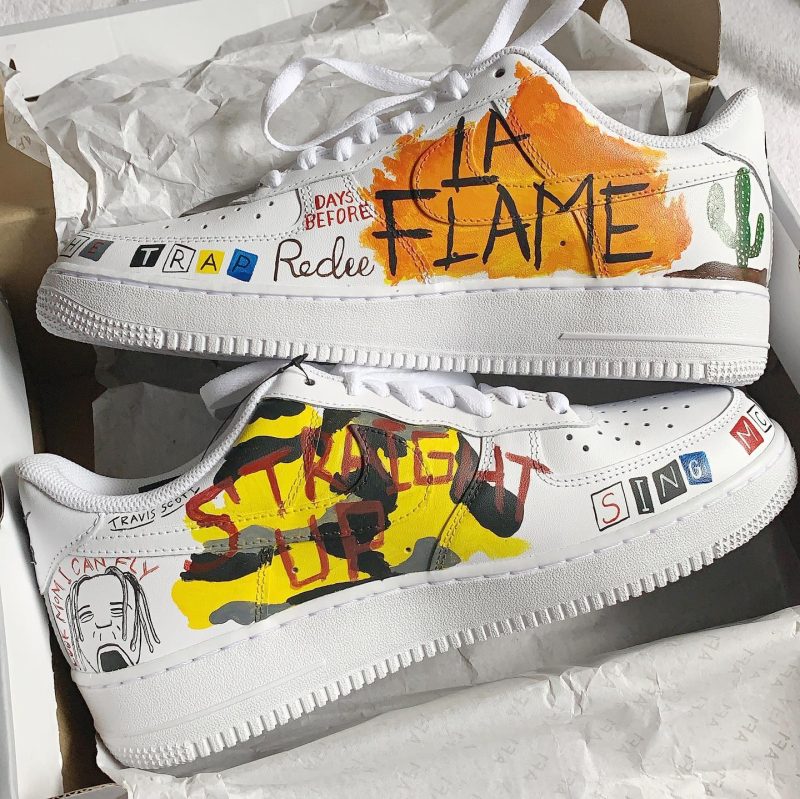 Travis Scott Air Force 1 Custom - Image 2