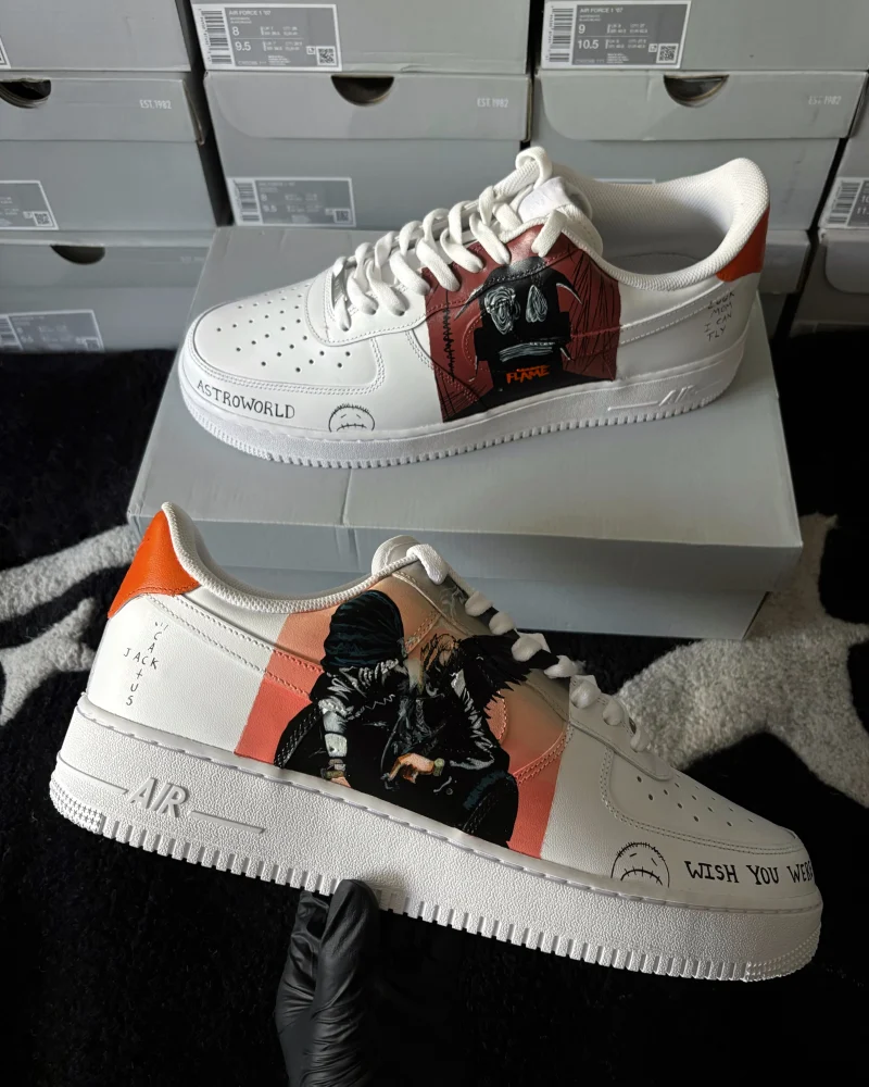 Travis Scott Air Force 1 Custom - Image 3