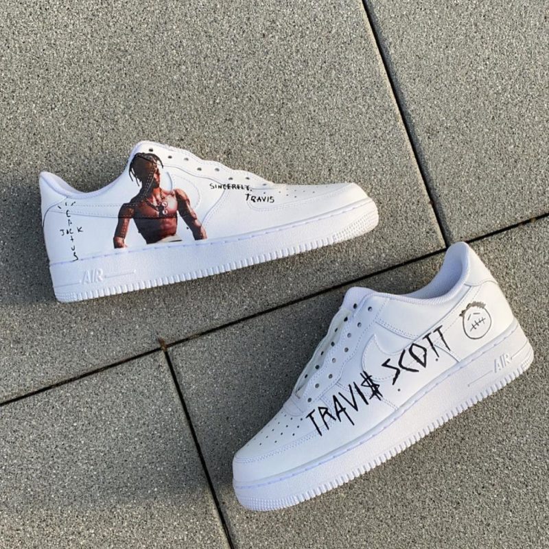 Travis Scott Air Force 1 Custom