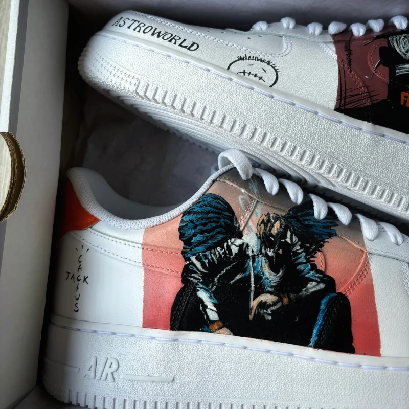 Travis Scott Air Force 1 Custom - Image 5