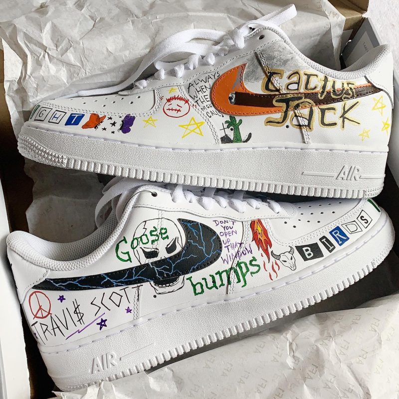 Travis Scott Air Force 1 Custom