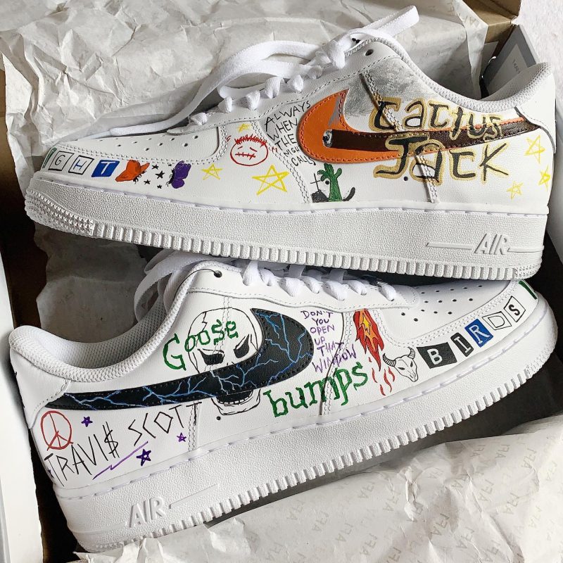 Travis Scott Air Force 1 Custom
