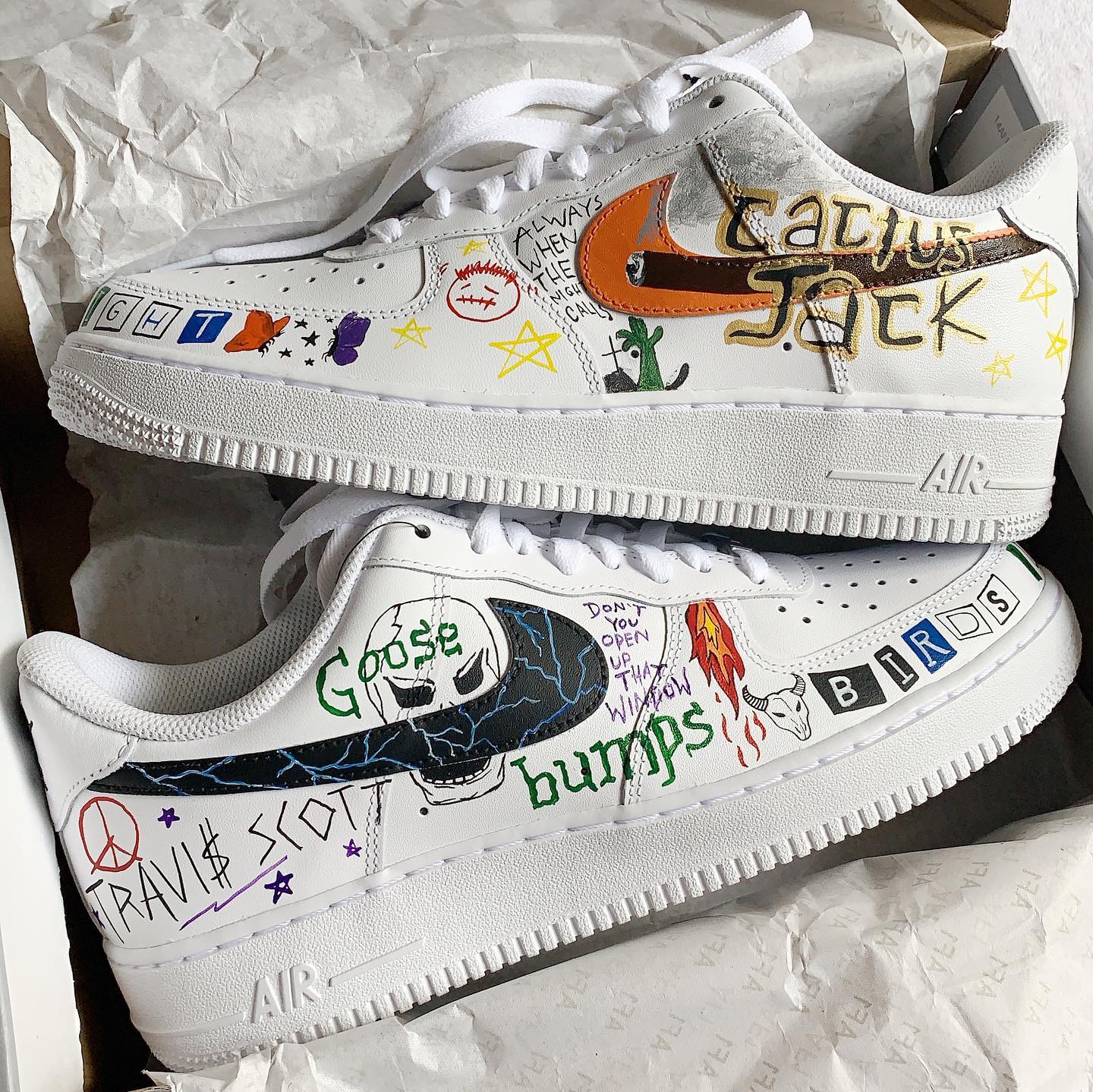 Travis Scott Air Force 1 Custom