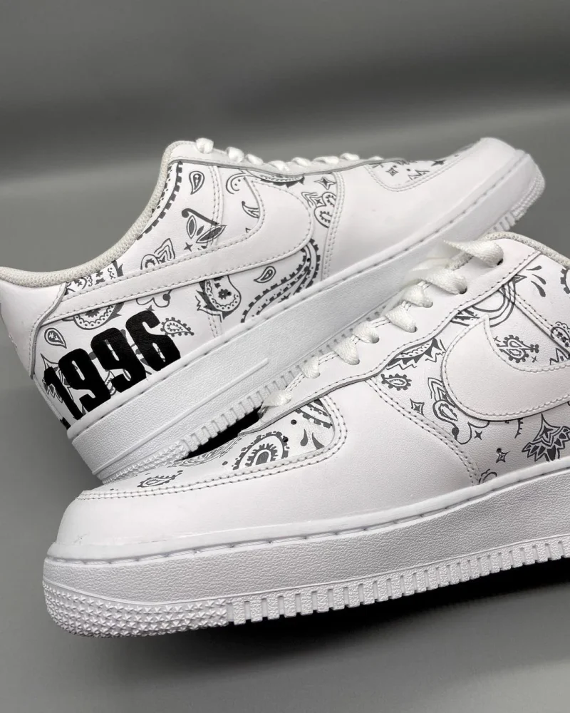 Tupac x Biggie Air Force 1 Custom - Image 3