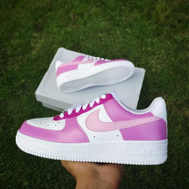 Valentine Pink Air Force 1 Custom - Image 2