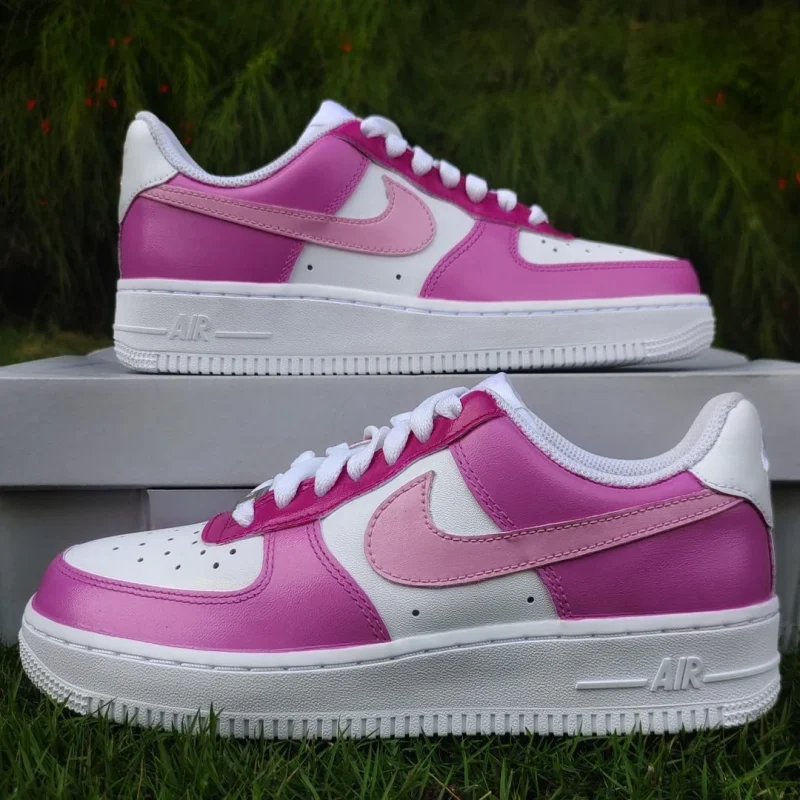 Valentine Pink Air Force 1 Custom - Image 3