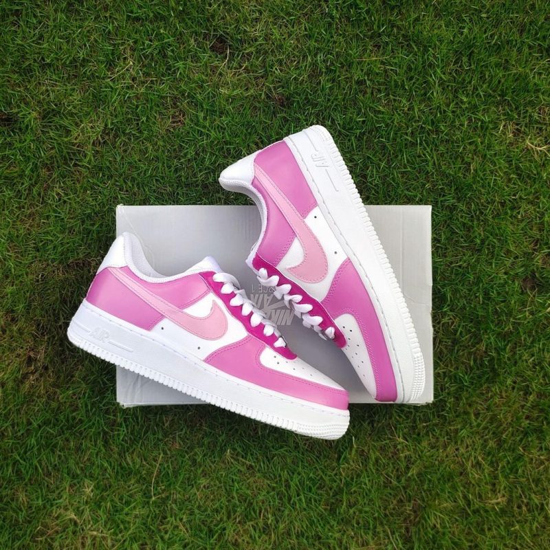 Valentine Pink Air Force 1 Custom - Image 4