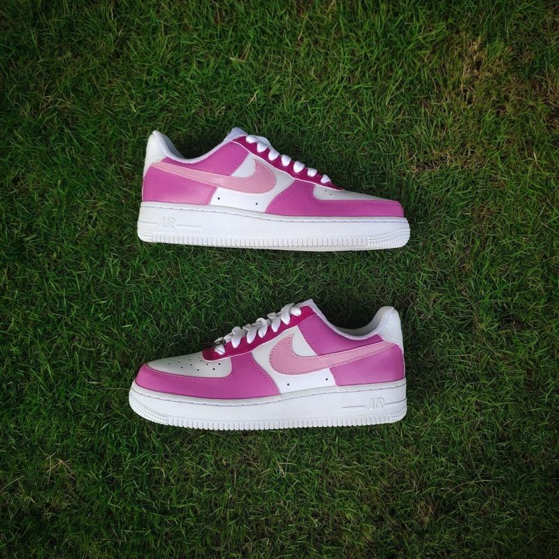 Valentine Pink Air Force 1 Custom