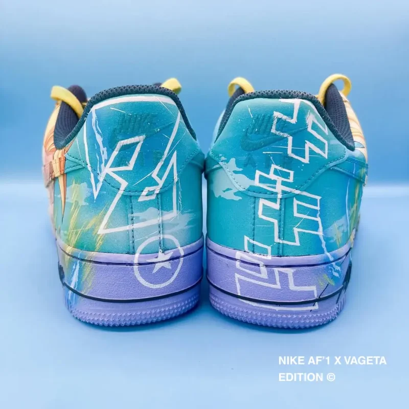 Vegeta Dragon Ball Air Force 1 Custom - Image 3