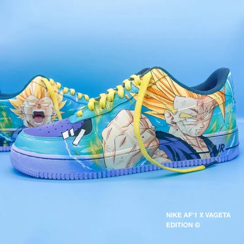 Vegeta Dragon Ball Air Force 1 Custom