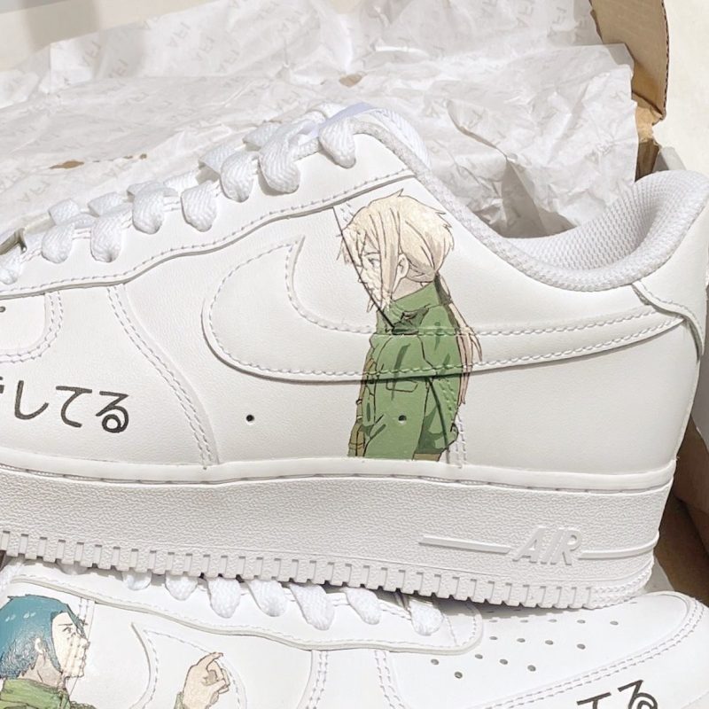 Violet Evergarden - Gilbert & Violet Air Force 1 Custom - Image 2