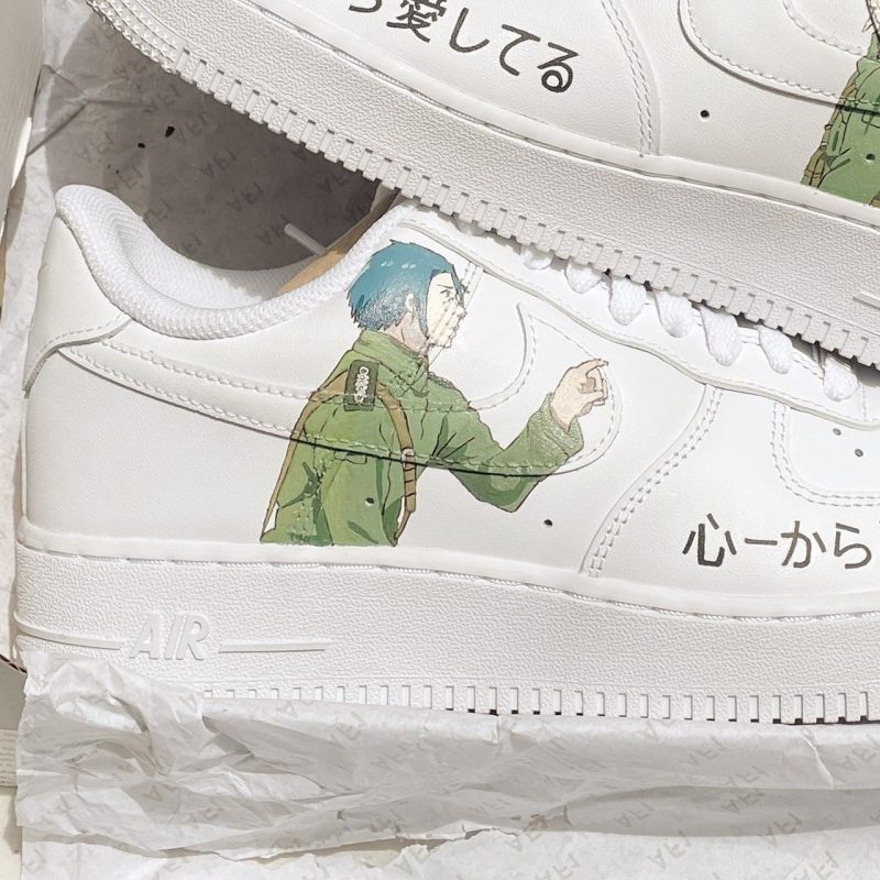 Violet Evergarden - Gilbert & Violet Air Force 1 Custom - Image 3