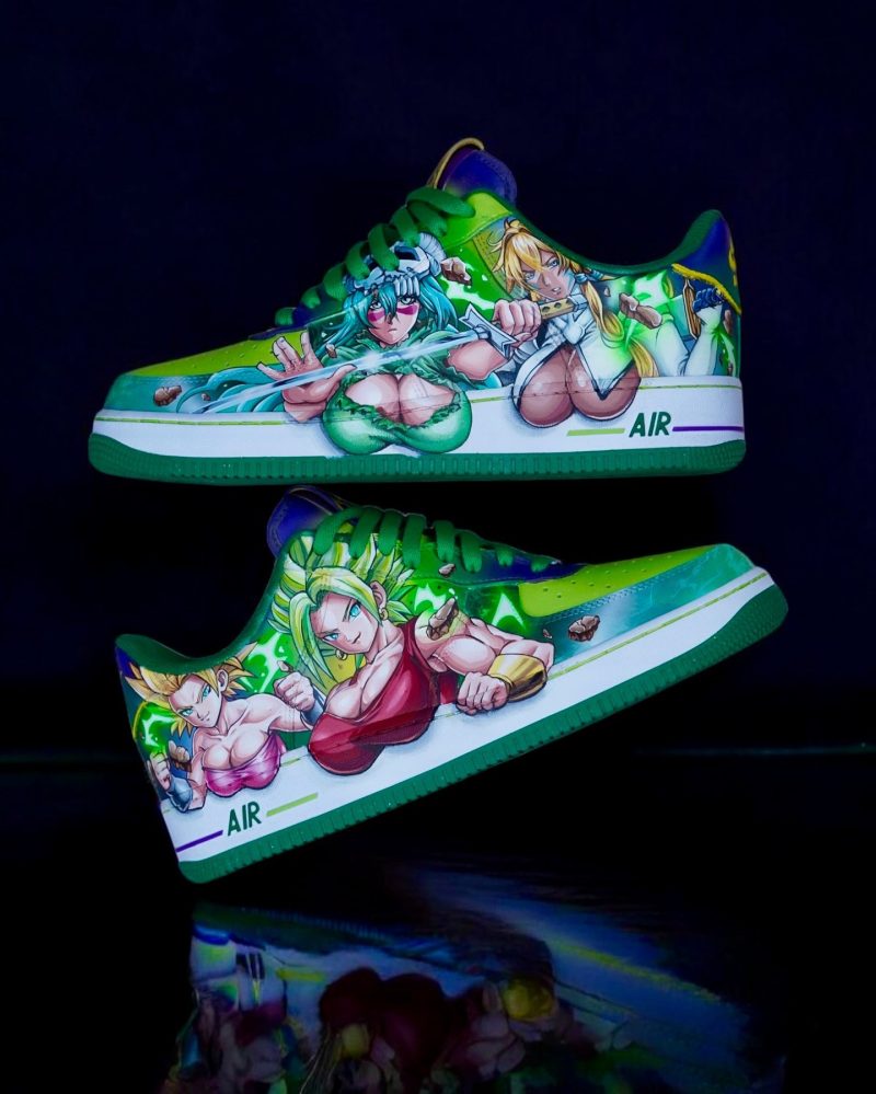 Waifu DBS x Bleach Air Force 1 Custom