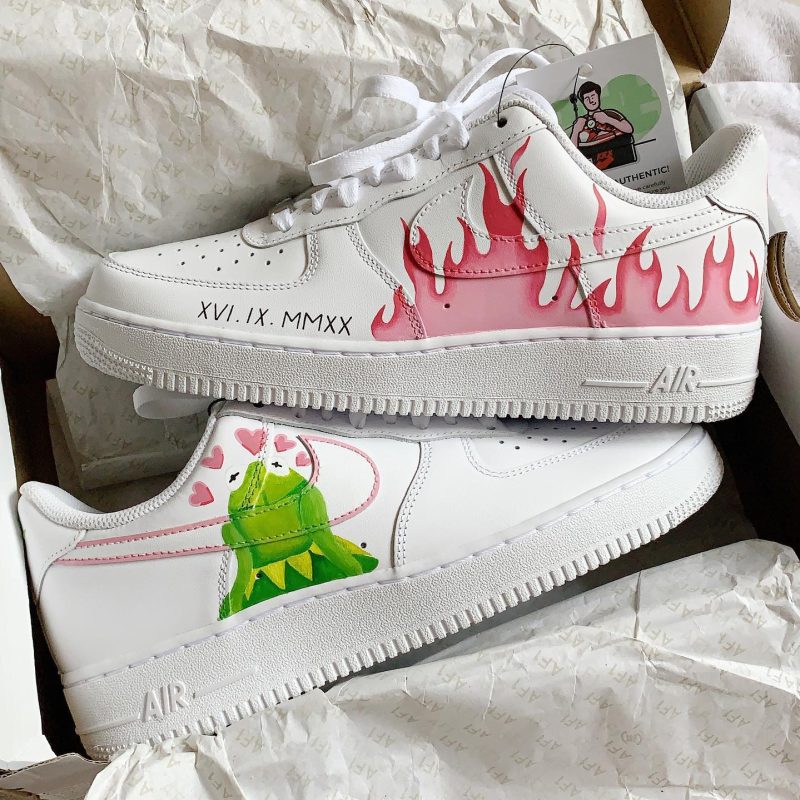 Wholsome Kermit Air Force 1 Custom