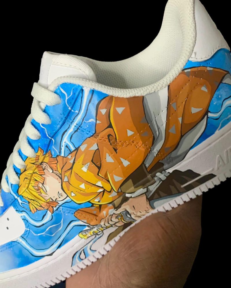 Zenitsu Demon Slayer Air Force 1 Custom - Image 3
