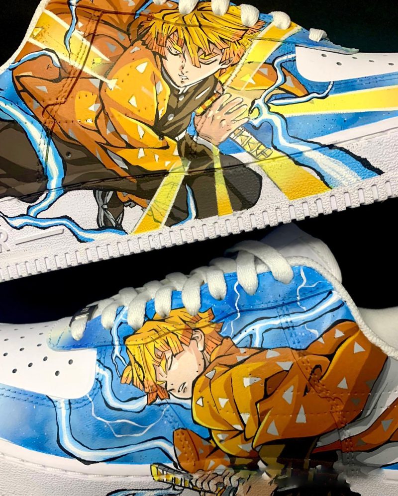 Zenitsu Demon Slayer Air Force 1 Custom - Image 5