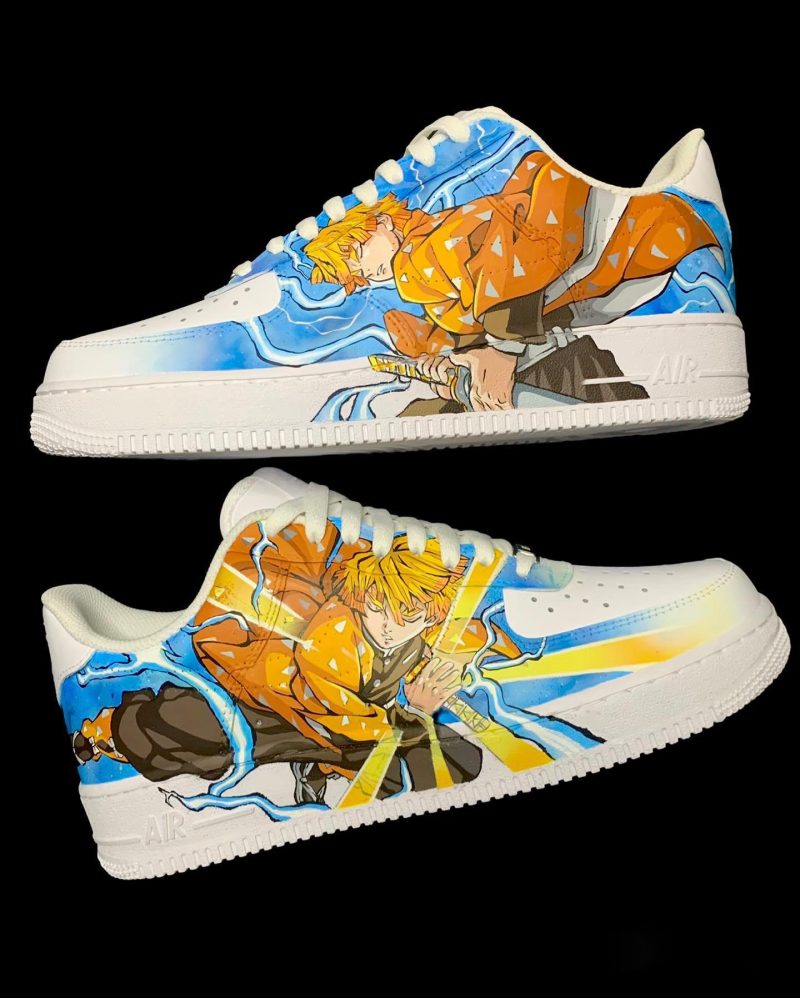 Zenitsu Demon Slayer Air Force 1 Custom - Image 6